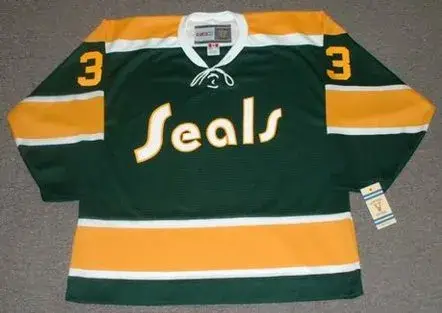 HARRY HOWELL California Golden Seals 1970 CCM Vintage Throwback NHL Jersey