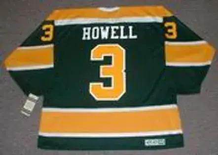 HARRY HOWELL California Golden Seals 1970 CCM Vintage Throwback NHL Jersey 
