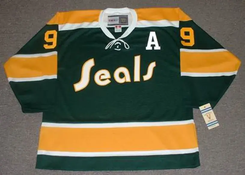 IVAN BOLDIREV California Golden Seals 1972 CCM Vintage Throwback NHL Jersey