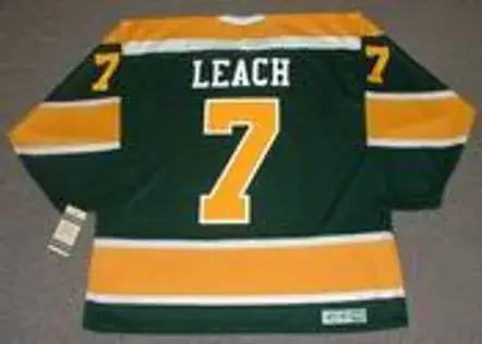 REGGIE LEACH California Golden Seals 1972 CCM Vintage Throwback NHL Jersey 