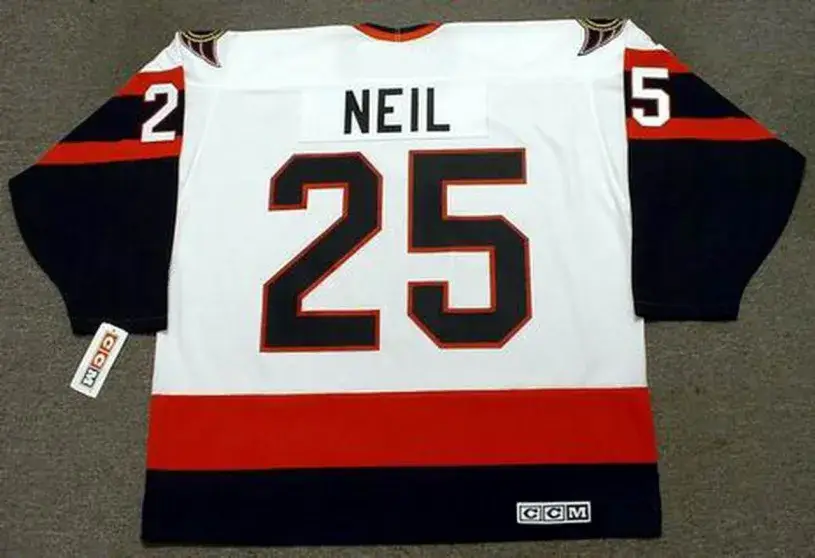 CHRIS NEIL Ottawa Senators 2007 CCM Throwback NHL Hockey Jersey 
