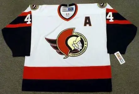 CHRIS PHILLIPS Ottawa Senators 2007 CCM Throwback NHL Hockey Jersey