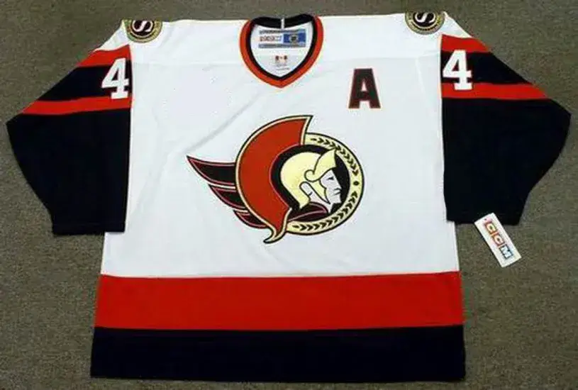 CHRIS PHILLIPS Ottawa Senators 2007 CCM Throwback NHL Hockey Jersey