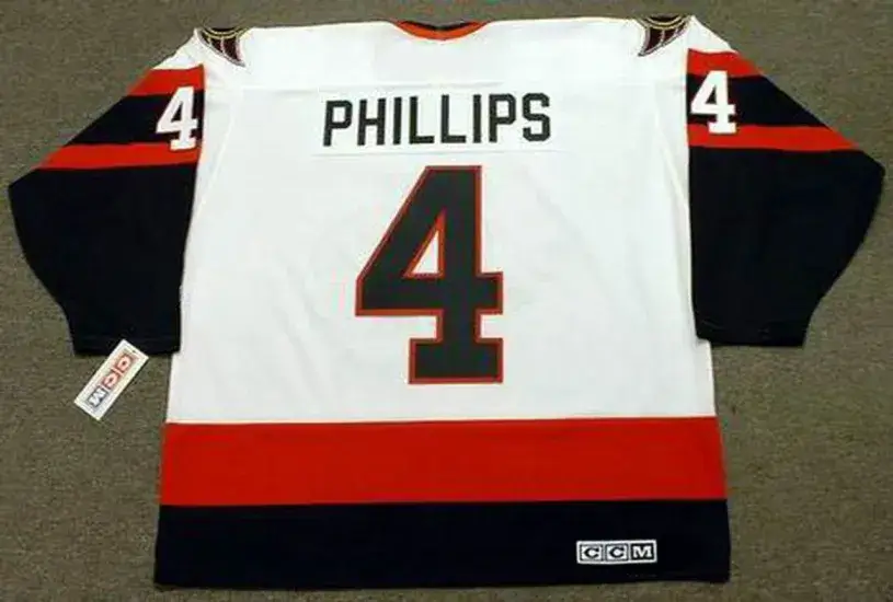 CHRIS PHILLIPS Ottawa Senators 2007 CCM Throwback NHL Hockey Jersey 