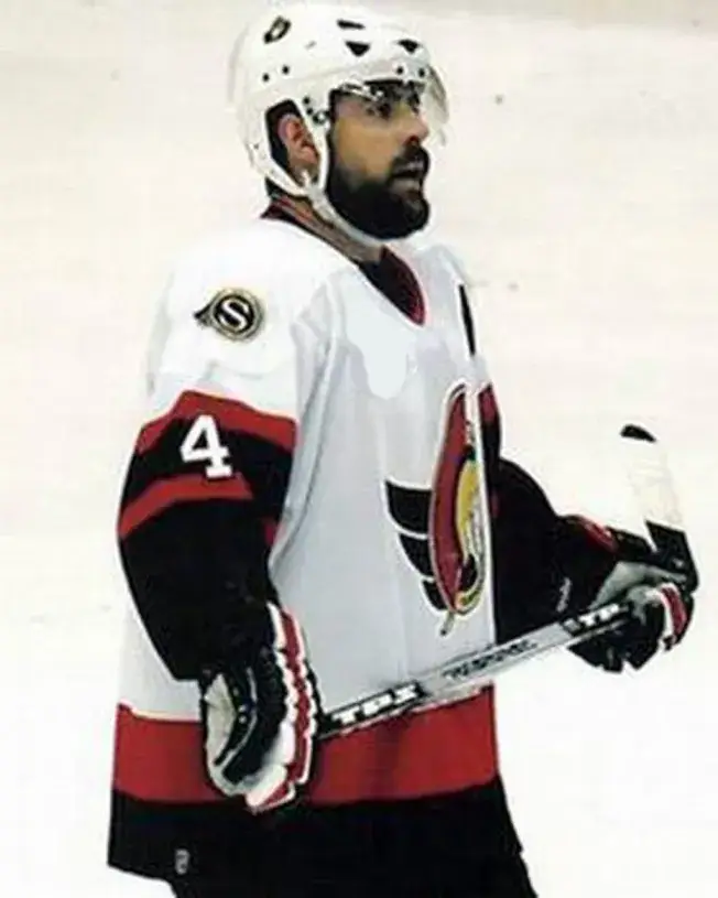 CHRIS PHILLIPS Ottawa Senators 2007 CCM Throwback NHL Hockey Jersey 