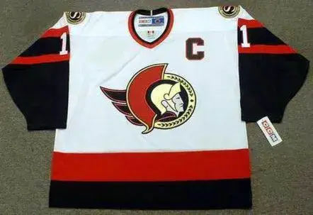 DANIEL ALFREDSSON Ottawa Senators 2007 CCM Throwback NHL Hockey Jersey
