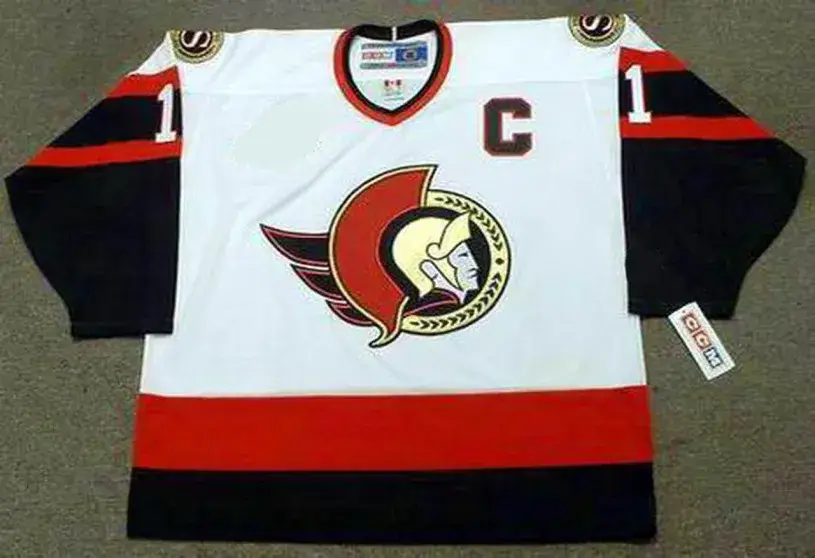 DANIEL ALFREDSSON Ottawa Senators 2007 CCM Throwback NHL Hockey Jersey