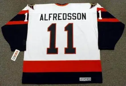DANIEL ALFREDSSON Ottawa Senators 2007 CCM Throwback NHL Hockey Jersey 