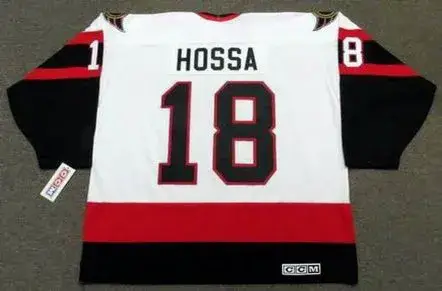 MARIAN HOSSA Ottawa Senators 2002 CCM Throwback NHL Hockey Jersey 