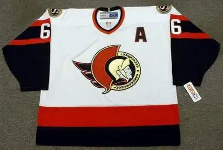 WADE REDDEN Ottawa Senators 2007 CCM Throwback NHL Hockey Jersey