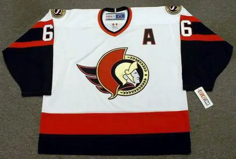 WADE REDDEN Ottawa Senators 2007 CCM Throwback NHL Hockey Jersey