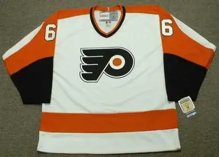 ANDRE DUPONT Philadelphia Flyers 1974 CCM Vintage Throwback Home NHL Jersey