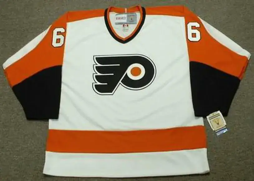 ANDRE DUPONT Philadelphia Flyers 1974 CCM Vintage Throwback Home NHL Jersey