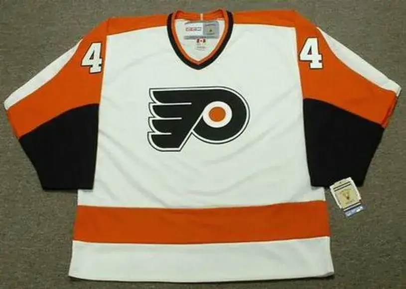 BARRY ASHBEE Philadelphia Flyers 1972 CCM Vintage Throwback Home NHL Jersey
