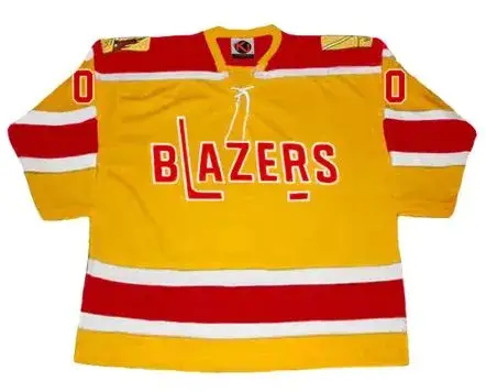 BERNIE PARENT Philadelphia Blazers 1973 Throwback WHA Hockey Jersey