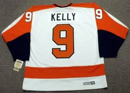 BOB KELLY Philadelphia Flyers 1974 CCM Vintage Throwback Home NHL Jersey 