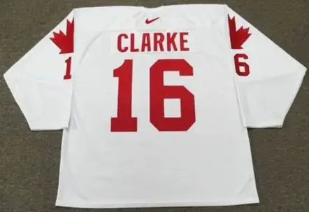 BOBBY CLARKE 1976 Team Canada Nike Throwback Hockey Jersey 