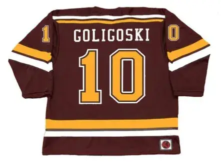 ALEX GOLIGOSKI Minnesota Gophers 2006 NCAA Throwback Hockey Jersey 