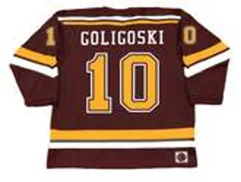ALEX GOLIGOSKI Minnesota Gophers 2006 NCAA Throwback Hockey Jersey 