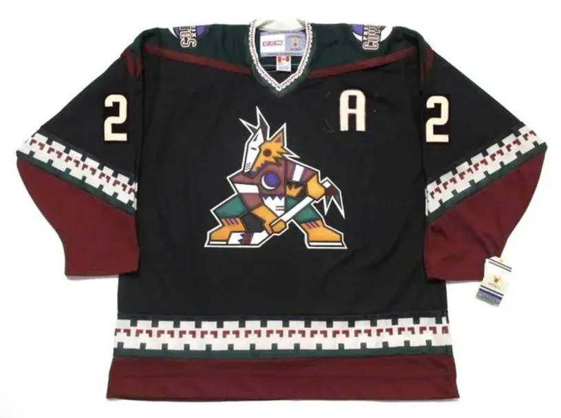 CLAUDE LEMIEUX Phoenix Coyotes 2001 CCM Vintage Throwback NHL Hockey Jersey