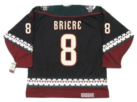 DANIEL BRIERE Phoenix Coyotes 2001 CCM Vintage Throwback NHL Hockey Jersey 