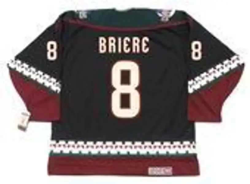 DANIEL BRIERE Phoenix Coyotes 2001 CCM Vintage Throwback NHL Hockey Jersey 