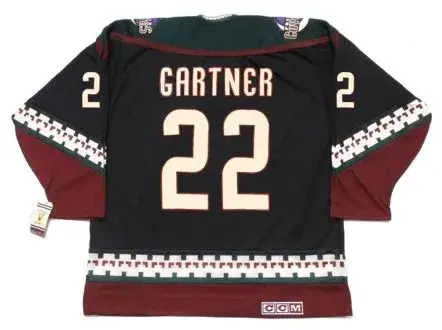 MIKE GARTNER Phoenix Coyotes 1996 CCM Vintage Throwback NHL Hockey Jersey 