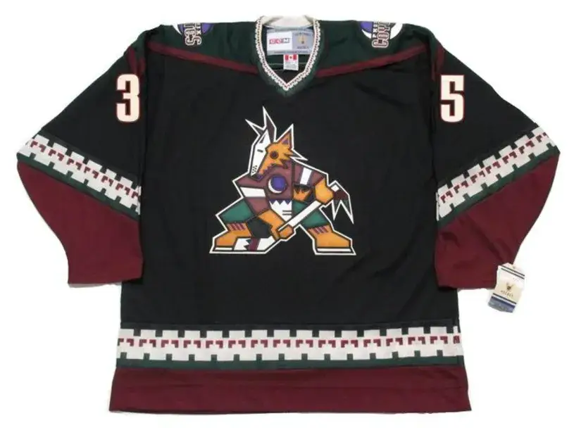 NIKOLAI KHABIBULIN Phoenix Coyotes 1997 CCM Vintage Throwback NHL Hockey Jersey