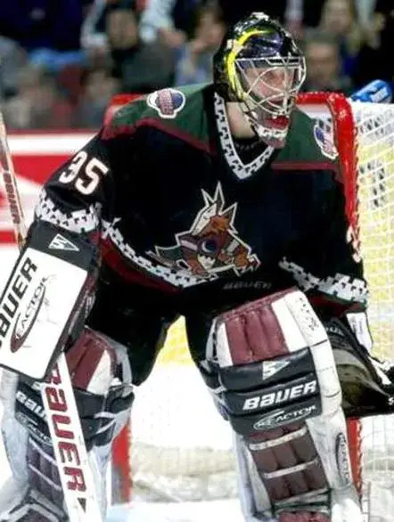 NIKOLAI KHABIBULIN Phoenix Coyotes 1997 CCM Vintage Throwback NHL Hockey Jersey 