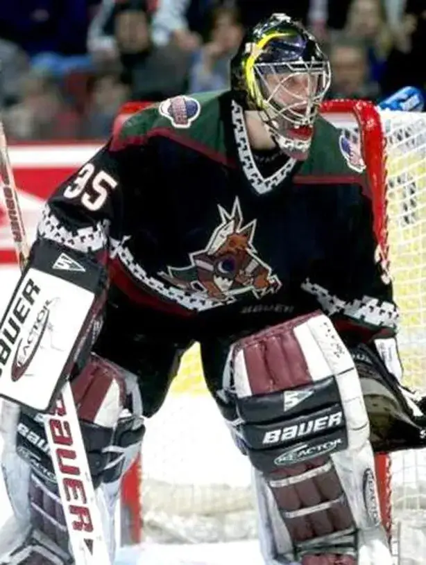 NIKOLAI KHABIBULIN Phoenix Coyotes 1997 CCM Vintage Throwback NHL Hockey Jersey 
