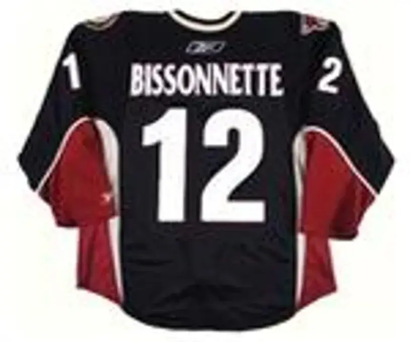 PAUL BISSONNETTE Phoenix Coyotes 2009 REEBOK Alternate Throwback Hockey Jersey 