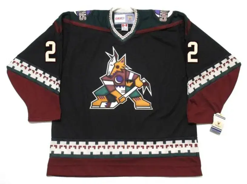RICK TOCCHET Phoenix Coyotes 1998 CCM Vintage Throwback NHL Hockey Jersey