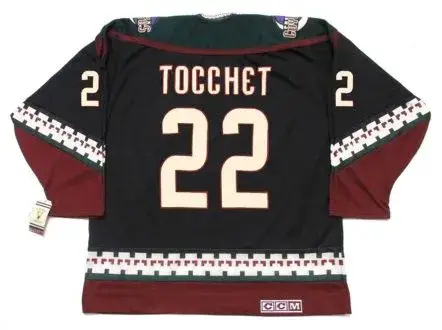 RICK TOCCHET Phoenix Coyotes 1998 CCM Vintage Throwback NHL Hockey Jersey 