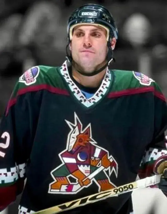 RICK TOCCHET Phoenix Coyotes 1998 CCM Vintage Throwback NHL Hockey Jersey 