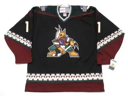SEAN BURKE Phoenix Coyotes 2001 CCM Vintage Throwback NHL Hockey Jersey