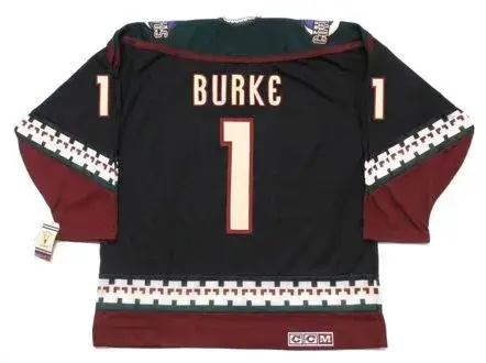 SEAN BURKE Phoenix Coyotes 2001 CCM Vintage Throwback NHL Hockey Jersey 