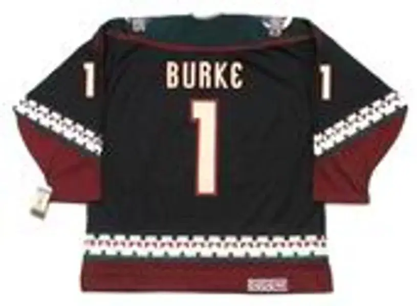 SEAN BURKE Phoenix Coyotes 2001 CCM Vintage Throwback NHL Hockey Jersey 