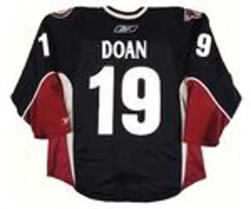 SHANE DOAN Phoenix Coyotes 2009 REEBOK Alternate Throwback NHL Hockey Jersey 