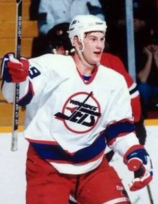 SHANE DOAN Winnipeg Jets 1995 CCM Vintage Throwback Home NHL Hockey Jersey 