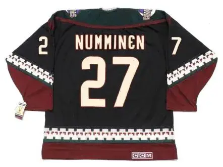 TEPPO NUMMINEN Phoenix Coyotes 2002 CCM Vintage Throwback NHL Hockey Jersey 