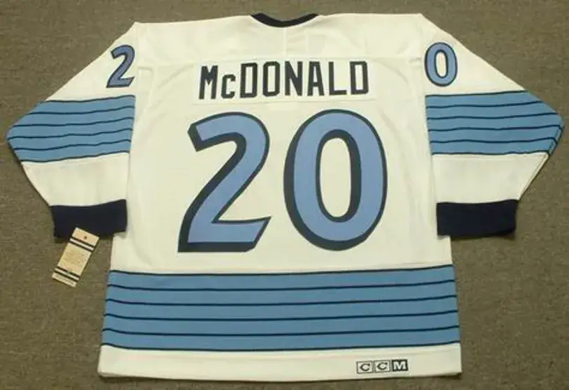 AB McDONALD Pittsburgh Penguins 1967 Away CCM Vintage Throwback NHL Hockey Jersey 