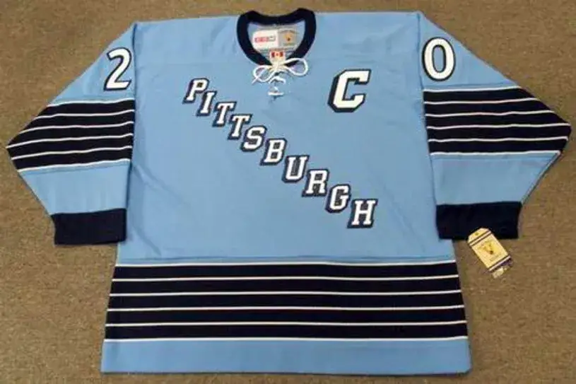 AB McDONALD Pittsburgh Penguins 1967 Home CCM Vintage Throwback NHL Hockey Jersey