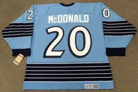 AB McDONALD Pittsburgh Penguins 1967 Home CCM Vintage Throwback NHL Hockey Jersey 