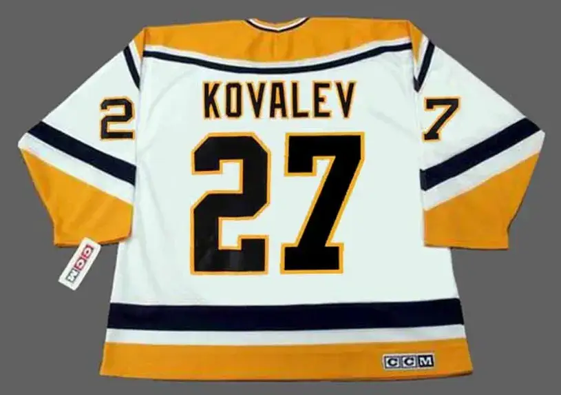 ALEX KOVALEV Pittsburgh Penguins 2000 Home CCM Throwback NHL Jersey 