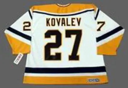 ALEX KOVALEV Pittsburgh Penguins 2000 Home CCM Throwback NHL Jersey 