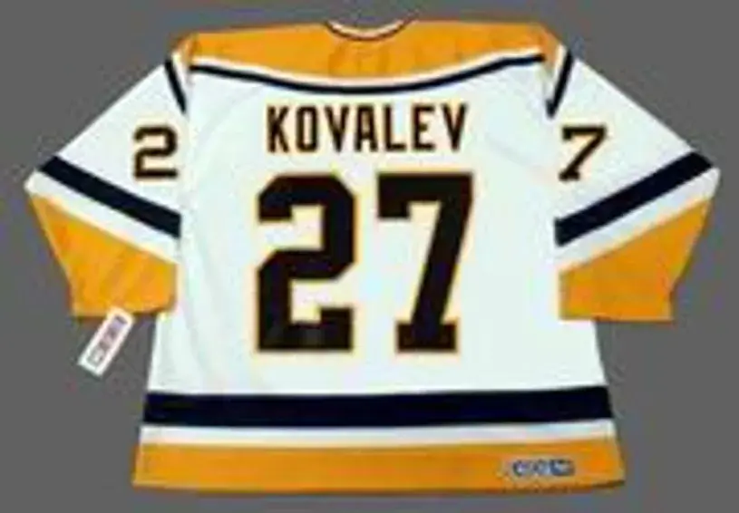 ALEX KOVALEV Pittsburgh Penguins 2000 Home CCM Throwback NHL Jersey 
