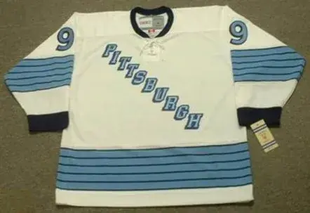 ANDY BATHGATE Pittsburgh Penguins 1967 Away CCM Throwback NHL Hockey Jersey