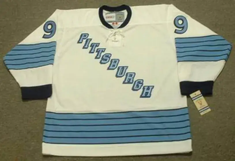 ANDY BATHGATE Pittsburgh Penguins 1967 Away CCM Throwback NHL Hockey Jersey