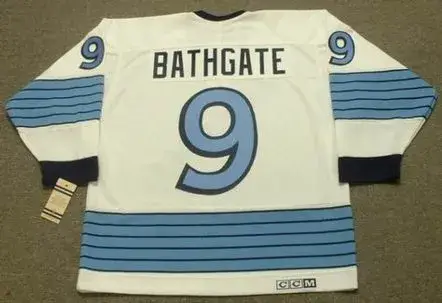 ANDY BATHGATE Pittsburgh Penguins 1967 Away CCM Throwback NHL Hockey Jersey 