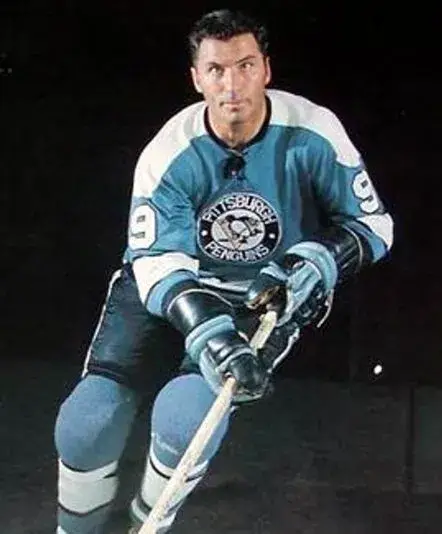 ANDY BATHGATE Pittsburgh Penguins 1970 CCM Throwback NHL Hockey Jersey 